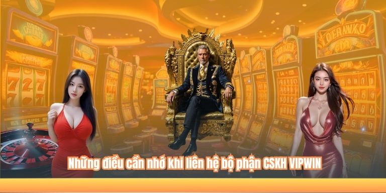 LIÊN HỆ VIPWIN 6 Những điều cần nhớ khi liên hệ bộ phận CSKH VIPWIN